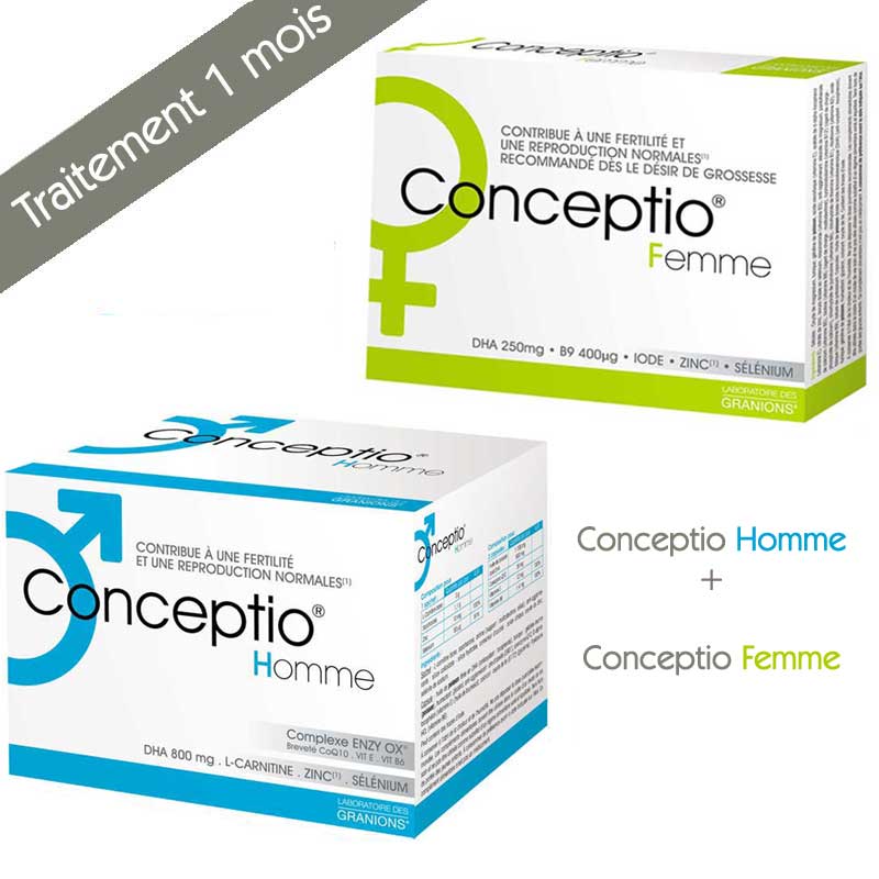 Boîte de Conceptio homme et de Conceptio femme