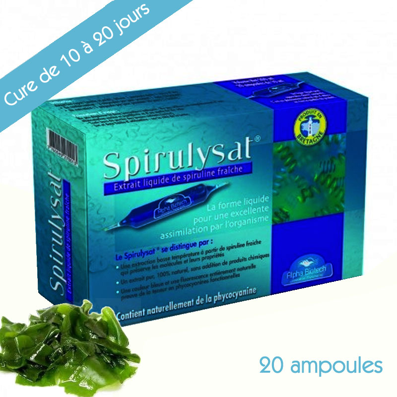 Spiruline Liquide Origine Bretagne